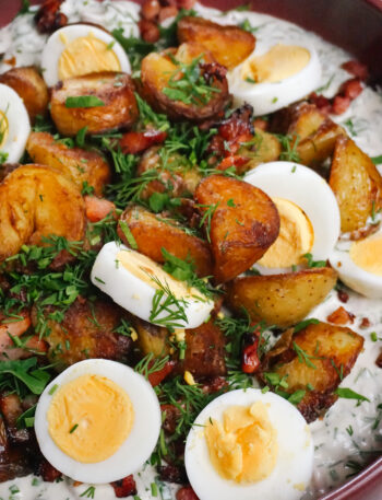 Roast potato salad airfryer