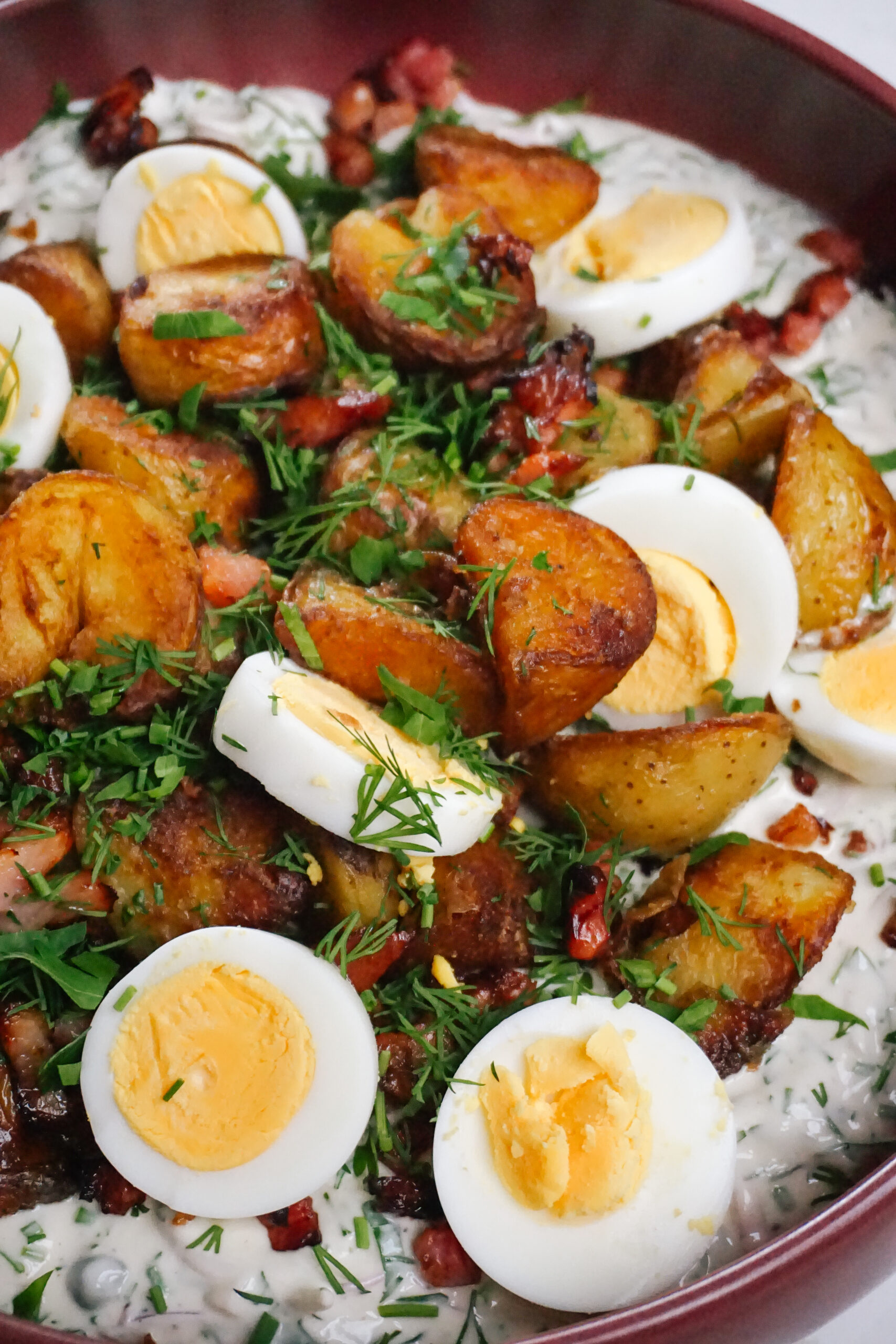 Roast potato salad airfryer